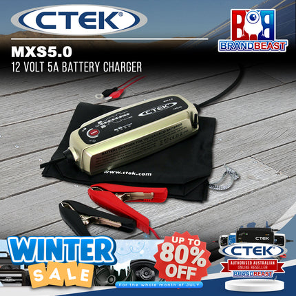 CTEK MXS 5.0: 12V 5A Battery Charger