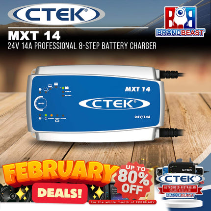 CTEK MXT14 24V 14A Professional 8-Step Battery Charger