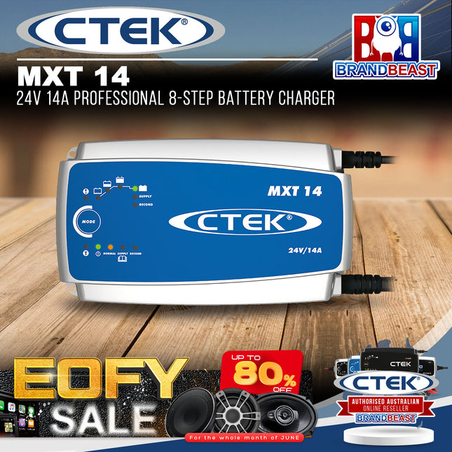 CTEK MXT14 24V 14A Professional 8-Step Battery Charger