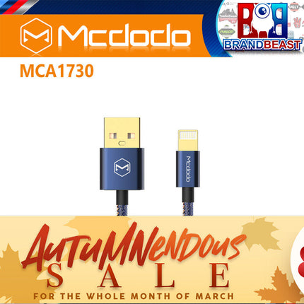 Mcdodo Mca1730 Denim Lightning To Usb Lead 1.2M Antennas &amp; Communications MCA173