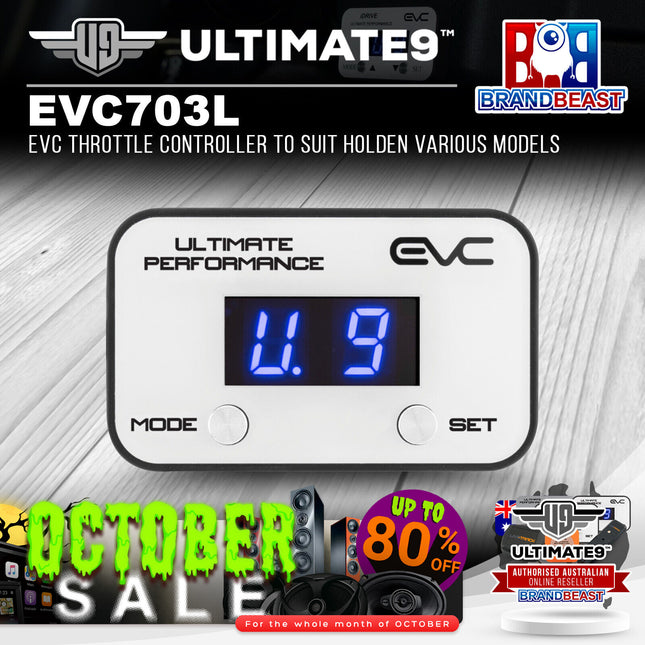 Ultimate9 EVC703L EVC Throttle Controller to Suit Holden Various Models