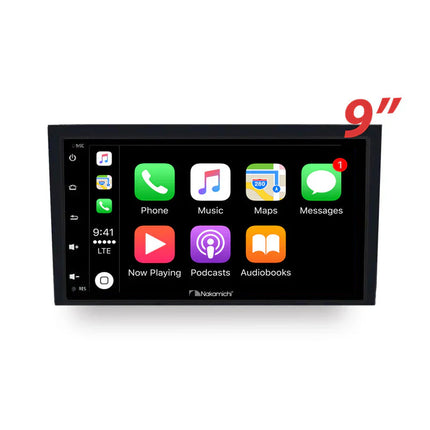 Nakamichi NA9AUDIA420002008 Android NA9 Wireless Apple CarPlay Android Auto Sat Nav Compatible with Audi A4 2000-2008