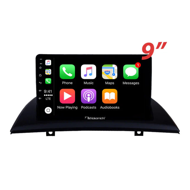 Nakamichi NA9BMWE8320042010 Android NA9 Wireless Apple CarPlay Android Auto Sat Nav Compatible with BMW X3 2004-2010 E83