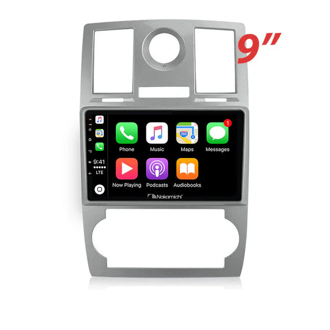 Nakamichi NA9CHRYSLER300C20052011 Android NA9 Wireless Apple CarPlay Android Auto Sat Nav Compatible with Chrysler 300C 2005-2011