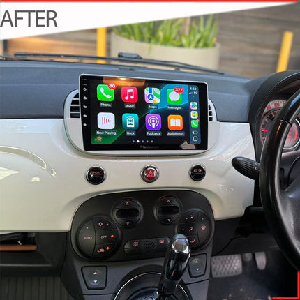 Nakamichi NA9FIAT50020082014 Android NA9 Wireless Apple CarPlay Android Auto Sat Nav Compatible with Fiat 500 2008-2014