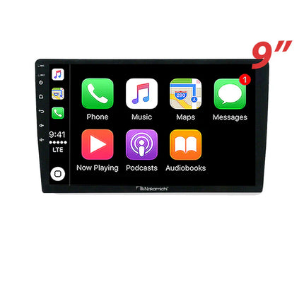 Nakamichi NA9FIAT50020152021 Android NA9 Wireless Apple CarPlay Android Auto Sat Nav Compatible with Fiat 500 2015-2021 Abarth 595 2017-2021