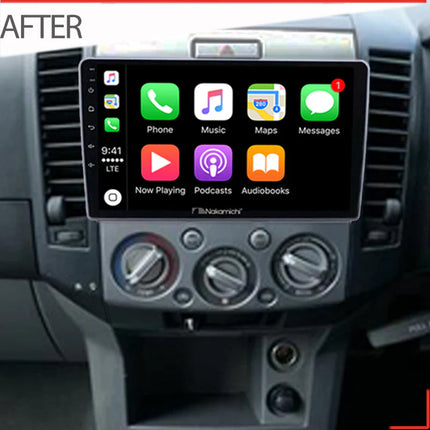 Nakamichi NA9FORDRANGER20062011 Android NA9 Wireless Apple CarPlay Android Auto Sat Nav Compatible with Ford Ranger 2006-2011