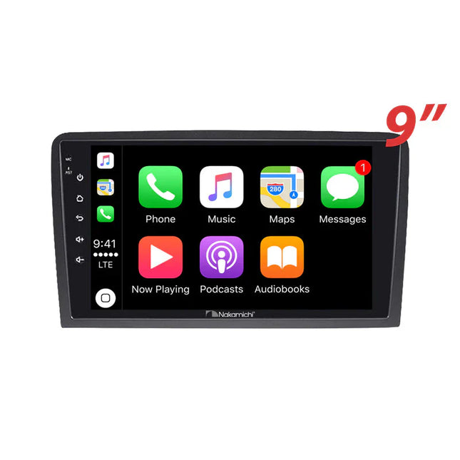 Nakamichi NA9FORDTRANSIT20072013-1 Android NA9 Wireless Apple CarPlay Android Auto Sat Nav Compatible with Ford Fiesta 2006-2008 / Ford Kuga 2012 TE / Ford Transit 2007-2013
