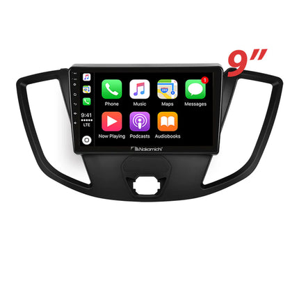 Nakamichi NA9FORDTRANSIT20142017VO Android NA9 Wireless Apple CarPlay Android Auto Sat Nav Compatible with Ford Transit 2014-2017 VO