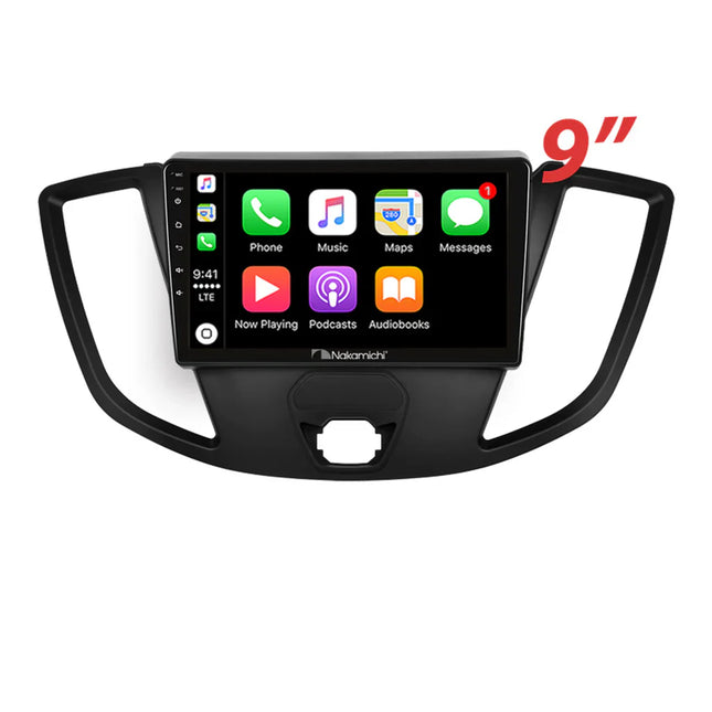 Nakamichi NA9FORDTRANSIT20142017VO Android NA9 Wireless Apple CarPlay Android Auto Sat Nav Compatible with Ford Transit 2014-2017 VO
