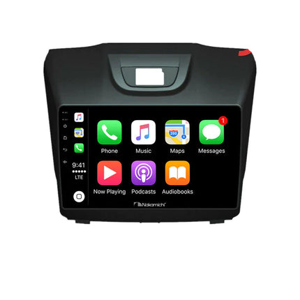 Nakamichi NA9HOLDENCOLORADO20142016MYLINK Android NA9 Wireless Apple CarPlay Android Auto Sat Nav Compatible with Holden Colorado 2014-2016 MyLink