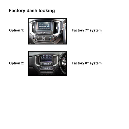 Nakamichi NAXHOLDENCAPTIVA7TOPSCREEN Android NAX Wireless Apple CarPlay Android Auto Sat Nav Compatible with Holden Captiva 7 Top Screen