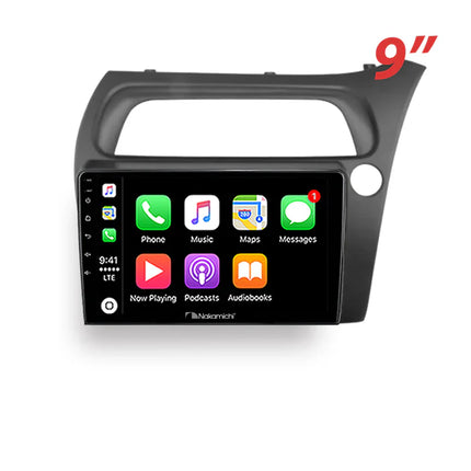 Nakamichi NA9HONDACIVIC20062011HATCH Android NA9 Wireless Apple CarPlay Android Auto Sat Nav Compatible with Honda Civic 2006-2011 Hatch