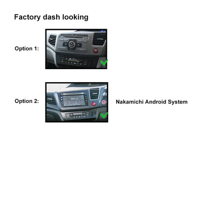 Nakamichi NA9HONDACIVIC20122015SEDAN Android NA9 Wireless Apple CarPlay Android Auto Sat Nav Compatible with Honda Civic 2012-2015 Sedan