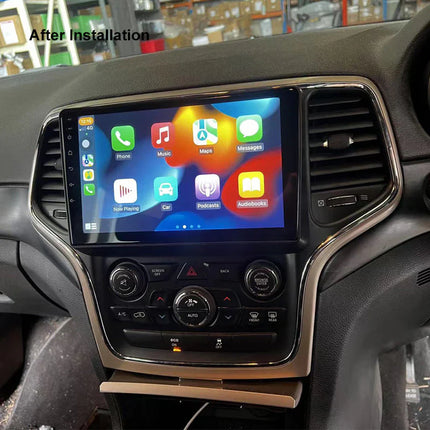 Nakamichi NA9JEEPGRANDCHEROKEE20142021 Android Wireless Apple CarPlay Android Auto Sat Nav Solution Compatible with Jeep Grand Cherokee 2014-2021