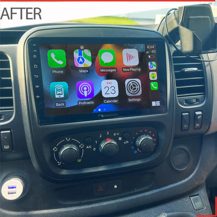 Nakamichi NA9RENAULTTRAFIC2014ON Android NA9 Wireless Apple CarPlay Android Auto Sat Nav Compatible with Renault Trafic 2014+