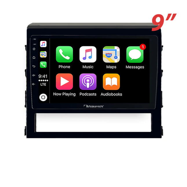 Nakamichi NA9TOYOTALANDCRUISER20162021 Android NA9 Wireless Apple CarPlay Android Auto Sat Nav Compatible with Toyota Landcruiser 2016-2021 200 Series