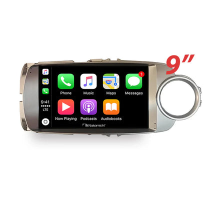 Nakamichi NA9TOYOTAYARIS20112013 Android NA9 Wireless Apple CarPlay Android Auto Sat Nav Compatible with Toyota Yaris 2011-2013