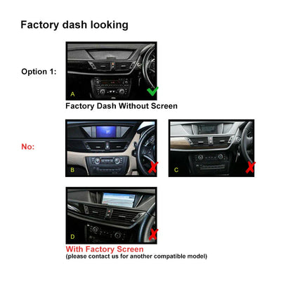 Nakamichi NAXBMWE8420102015 Android NAX Wireless Apple CarPlay Android Auto Sat Nav Compatible with BMW X3 Series 2010-2015