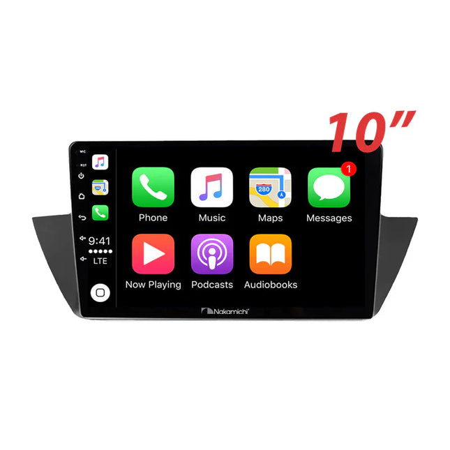 Nakamichi NAXBMWE8420102015 Android NAX Wireless Apple CarPlay Android Auto Sat Nav Compatible with BMW X3 Series 2010-2015