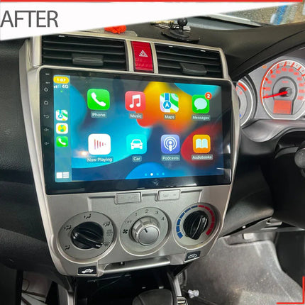 Nakamichi NAXHONDACITY20092012 Android NAX Wireless Apple CarPlay Android Auto Sat Nav Compatible with Honda City 2009-2012