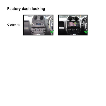 Nakamichi NAXJEEPCOMPASS20102016 Android Wireless Apple CarPlay Android Auto Sat Nav Solution Compatible with Jeep Compass 2010-2016
