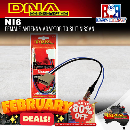 DNA NI-6 Female Antenna Adaptor To Suit Nissan