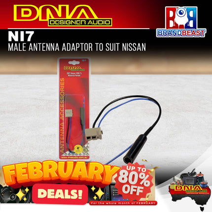 DNA NI-7 Male Antenna Adaptor To Suit Nissan