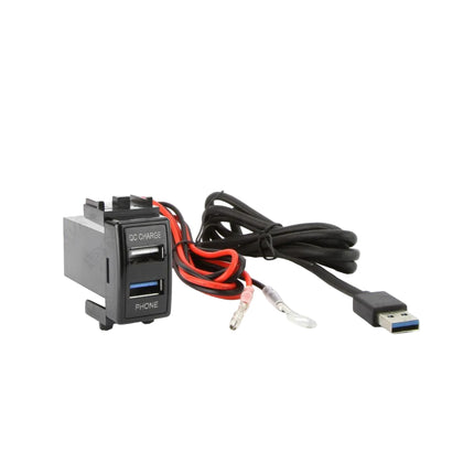 DNA NISUSB01QC USB3.0 + QC3.0 USB 12VDC Fast Charger Suit Nissan Switch Sockets