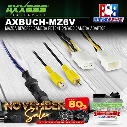 Axxess AXBUCH-MZ6V Mazda Reverse Camera Retention/Add Camera Adaptor