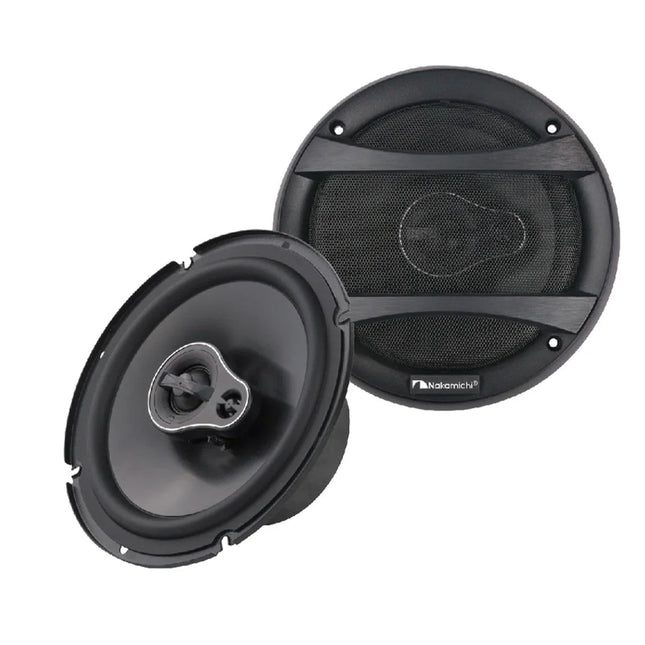 Nakamichi NSE1658 6.5" 3-Way Coaxial Speakers - Premium Performance