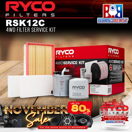 Ryco RSK12C 4WD Filter Service Kit