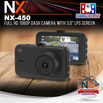 NX-Tech NX-450 Full HD 1080P Dash Camera With 3.0‚Äù LPS Screen