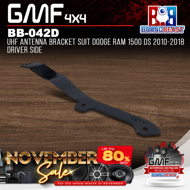GMF4X4 BB-042D UHF Antenna Bracket Suit Dodge RAM 1500 DS 2010-2018 Driver Side