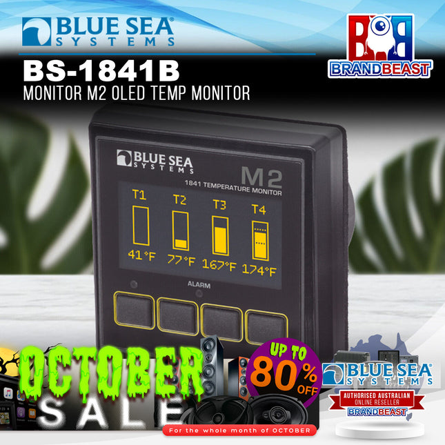 Blue Sea Systems BS-1841B Monitor M2 OLED Temp Monitor