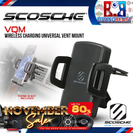 Scosche VQM VentMount Qi - Wireless Charging Universal Vent Mount