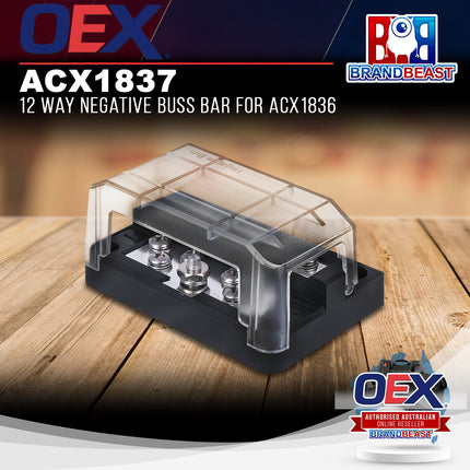 OEX ACX1837 12-Way Negative Buss Bar For ACX1836