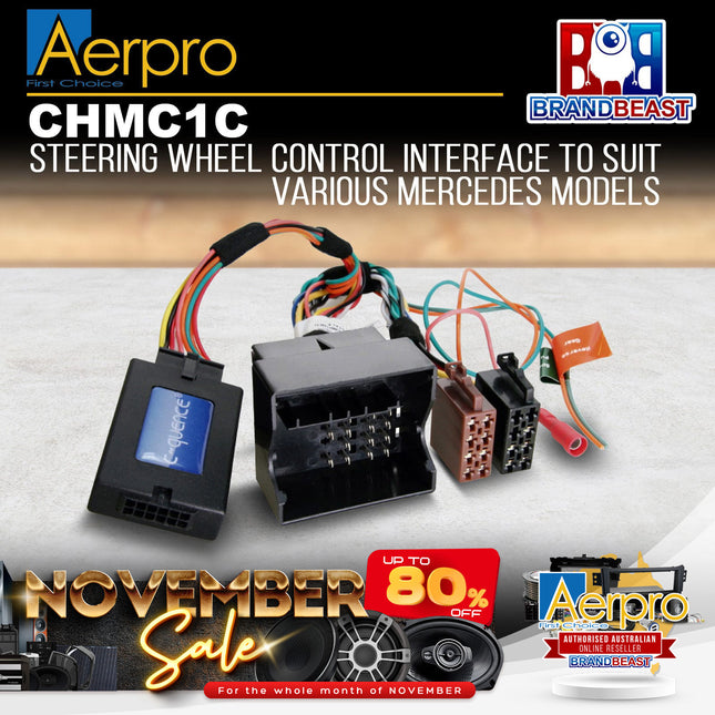 Aerpro CHMC1C Steering Wheel Control Interface Suit Mercedes Various Models