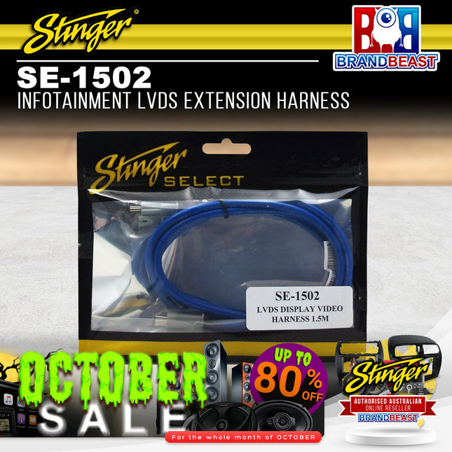 Stinger SE-1502 Infotainment LVDS Extension Harness