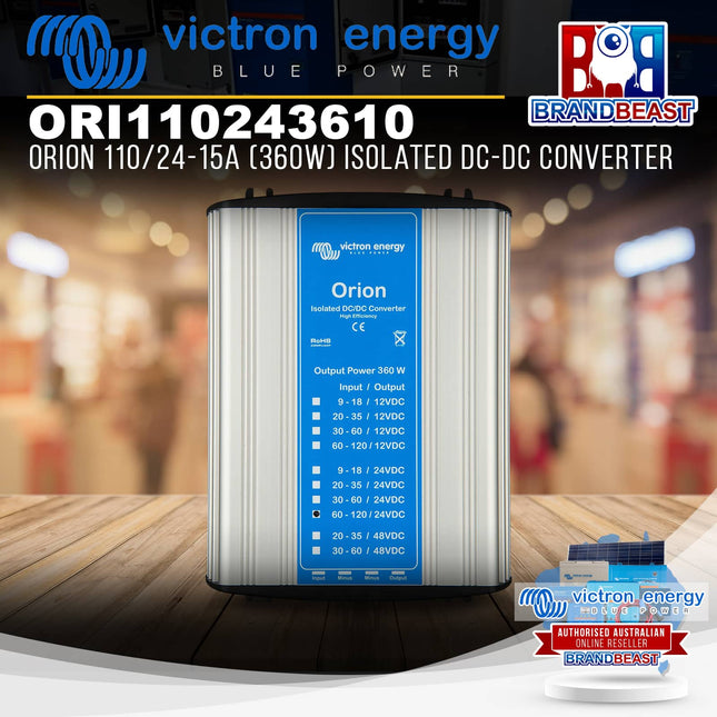 Victron Energy ORI110243610 Orion 110/24-15A (360W) Isolated DC-DC Converter