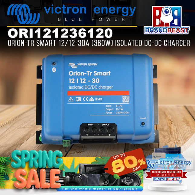 Victron Energy ORI121236120 Orion-Tr Smart 12/12-30A 360W Isolated DC-DC Charger