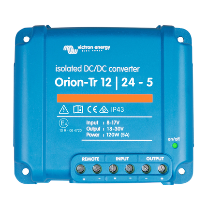 Victron Energy ORI122410110 120W 12/24-5A Orion-Tr Isolated DC-DC Converter
