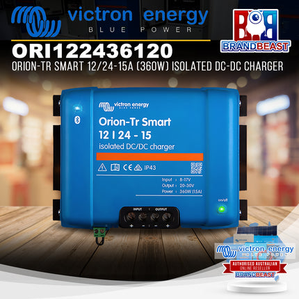 Victron Energy ORI122436120 Orion-Tr Smart 12/24-15A 360W Isolated DC-DC Charger