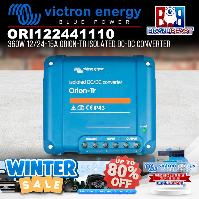 Victron Energy ORI122441110 360W 12/24-15A Orion-Tr Isolated DC-DC Converter