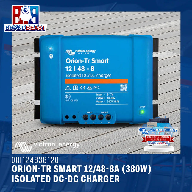 Victron Energy ORI124838120 Orion-Tr Smart 12/48-8A (380W) Isolated DC-DC Charger