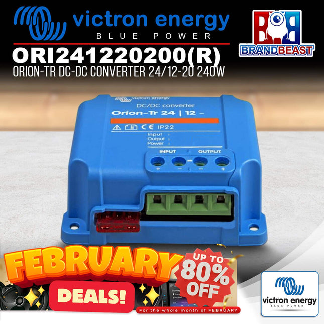 Victron Energy ORI241220200R Orion-Tr DC-DC Converter 24/12-20 240W