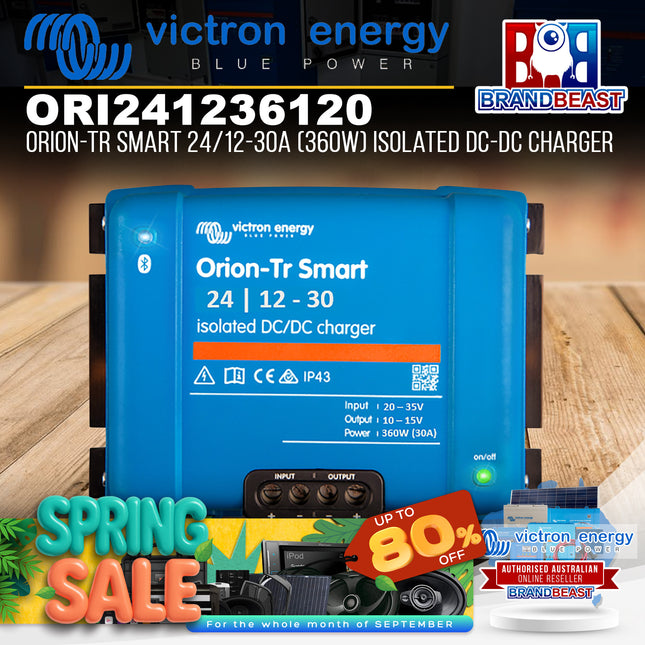 Victron Energy ORI241236120 Orion-Tr Smart 24/12-30A 360W Isolated DC-DC Charger