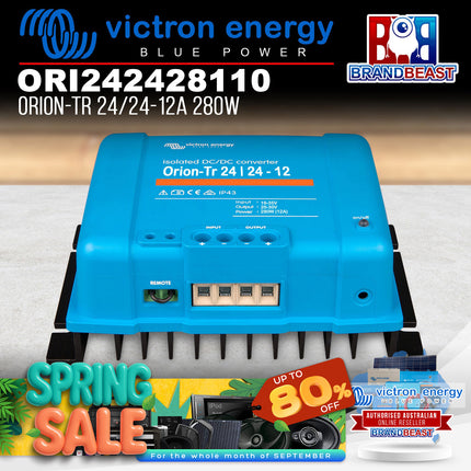 Victron Energy ORI242428110 280W 24/24-12A Orion-Tr Isolated DC-DC Converter