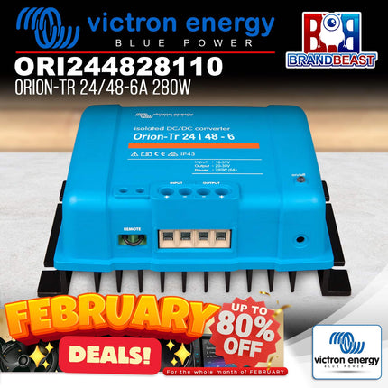 Victron Energy ORI244828110 280W 24/48-6A Orion-Tr Isolated DC-DC Converter