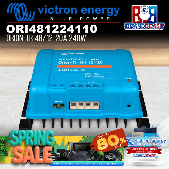 Victron Energy ORI481224110 240W 48/12-20A Orion-Tr Isolated DC-DC Converter